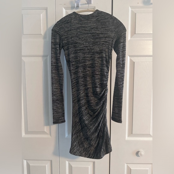 Rag & Bone Grey Ruched Knit Dress - XS - Picture 2 of 3